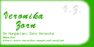 veronika zorn business card